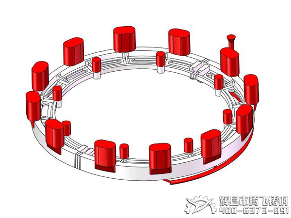 大型铸钢厂华铸模拟图