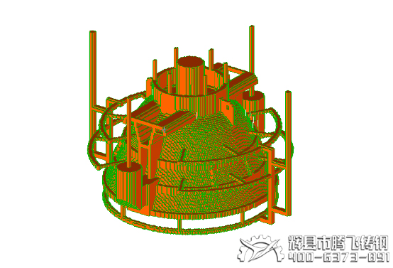 腾飞铸钢渣罐模拟中